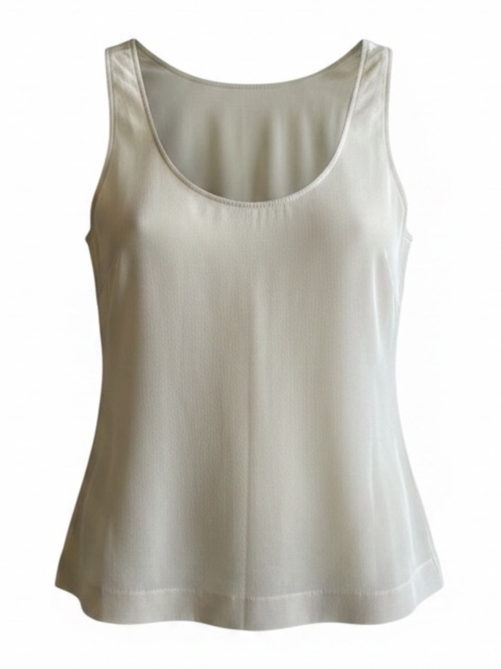 MM Lafleur Women's Scoop Neck Tank Top Light Grey Size Medium